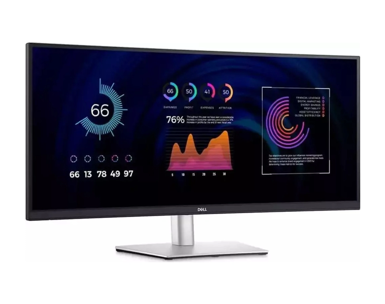 Zyxel Dell Ultrasharp 34 Curved Thunderbolt™ Hub Monitör - U3425We ürün görseli